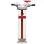 Vertex RX-U 1.5L universele media-reactor / wervelbedfilter met pvc kraan, 38cm hg.
